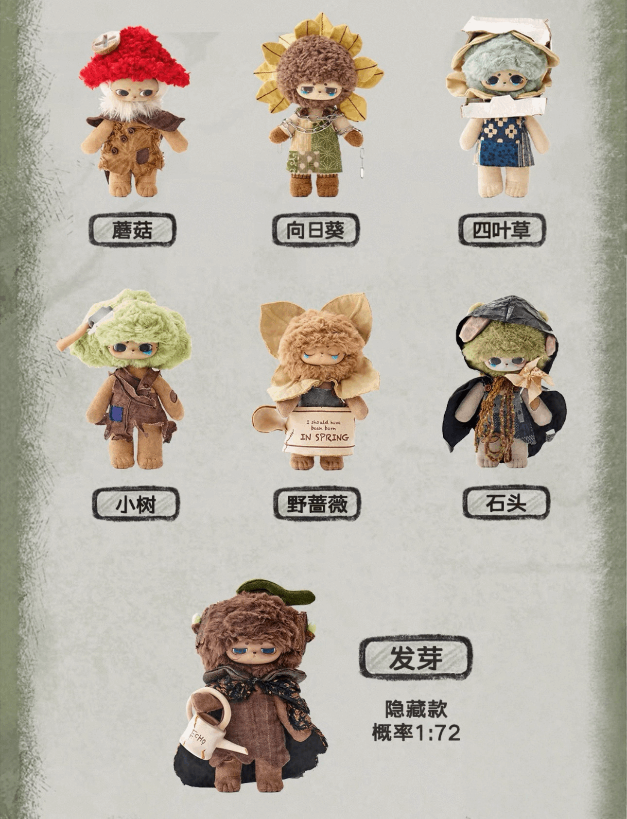 Echo Forest Whisper Series Blind Box Plush Mystery Box Action Figure Doll Decor Medieval Style Collection Toy Surprise Girl Gift 1PC Random Box / Echo Forest Whisper Series Blind Box Plush Mystery Box Action Figure Doll Decor Medieval Style Collection Toy Surprise Girl Gift 1PC Random Box /