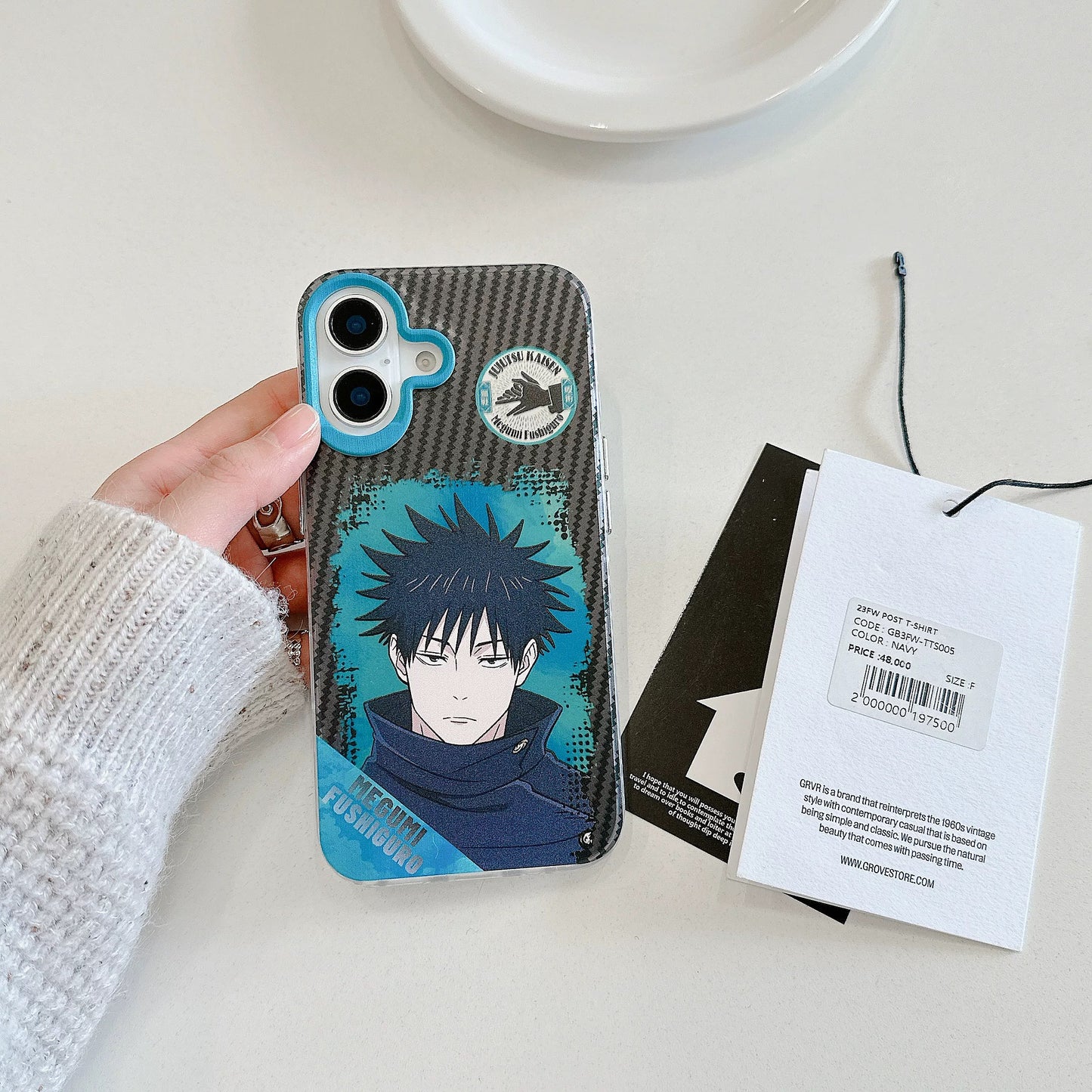 Japanese Anime Jujutsu Kaisen Laser Case Dark Background Version | Yuji Yuta Megumi Choso - iPhone Case PLUS SE2 11 12 13 14 15 16 16e 17 17e Pro Promax 12mini 13mini