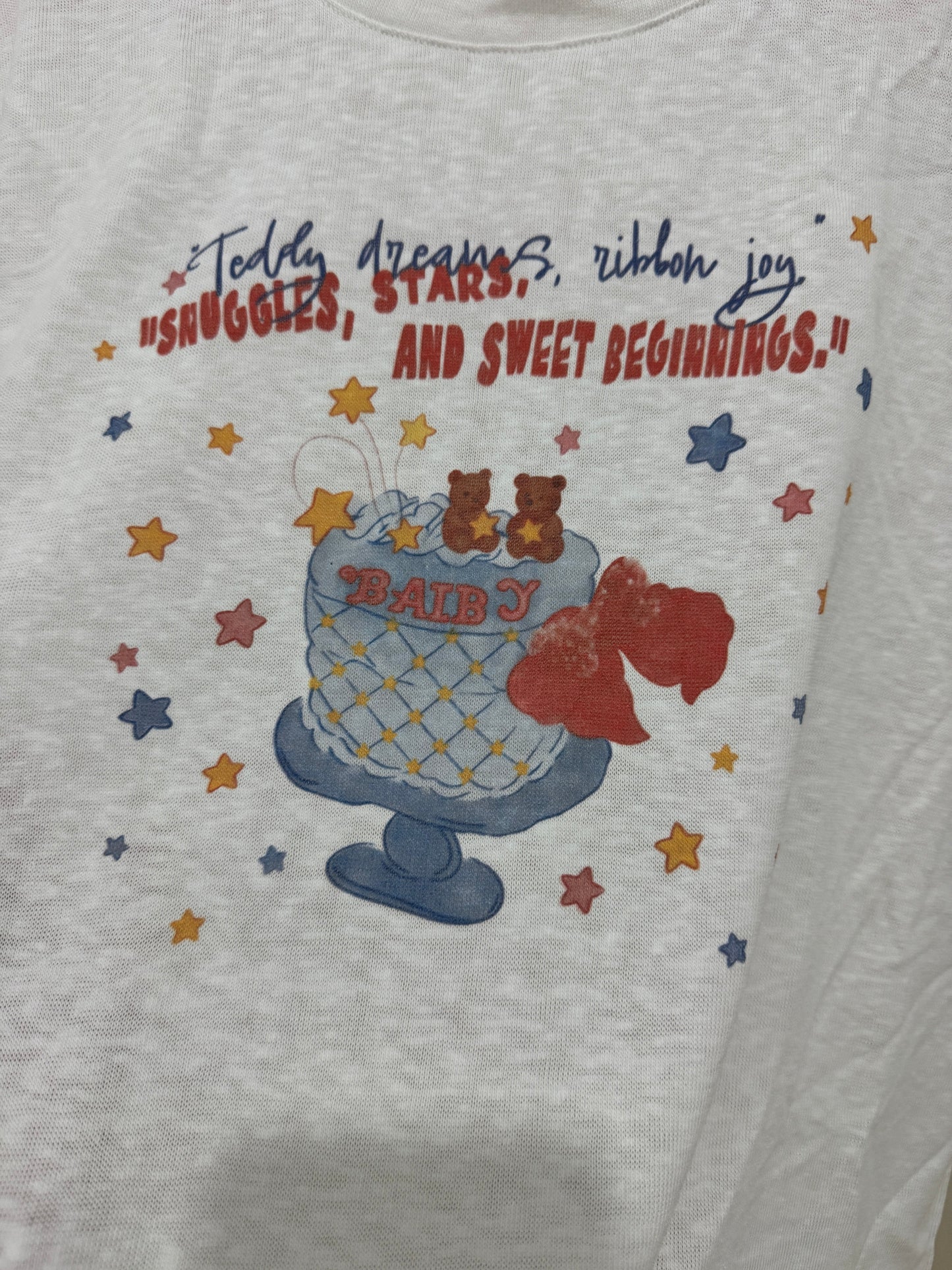 Korean Fashion Cute Animal Style Shirt Series | Bear with Ice Cream Cup - Kawaii Fashion Items