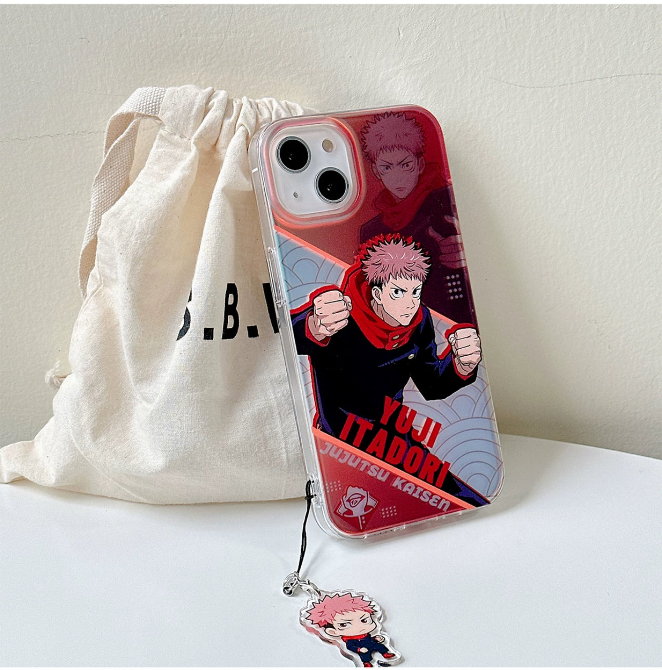 Japanese Anime Jujutsu Kaisen Phone Case with Strap Japanese Anime Jujutsu Kaisen Phone Case with Strap