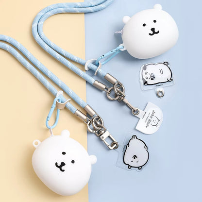 Japanese Cartoon Phone Back Clip with Phone Lanyard | Chiikawa Pink & Mint Green - for All Smart Phones (副本 5)