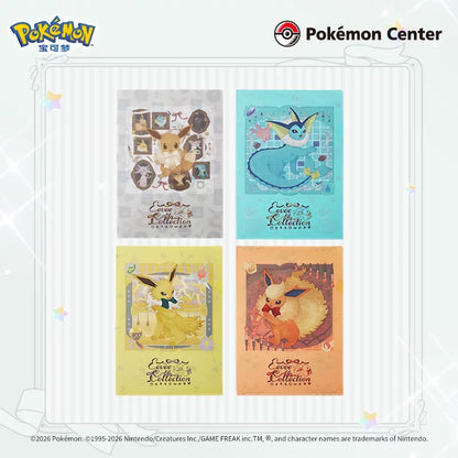 Japan Cartoon Pokemon Eevee Evolution A4 Folder | Eevee Vaporeon Jolteon Flareon Espeon Umbreon Leafeon Glaceon Sylveon - Evolve Anime Collectable Kawaii Item