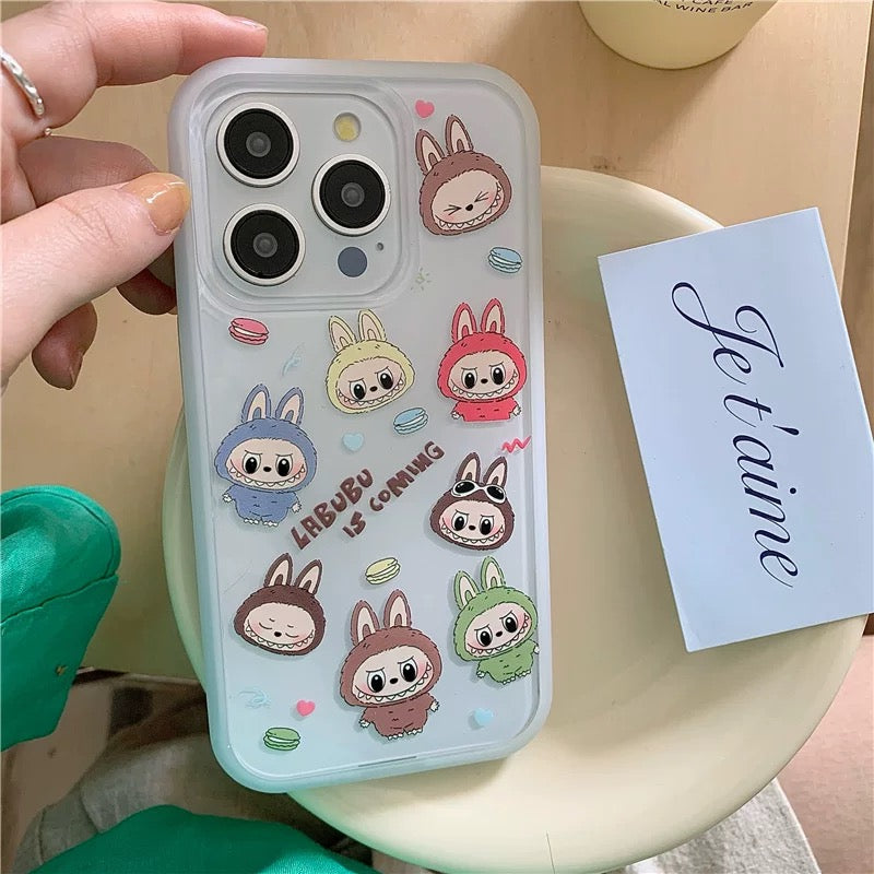 Cute Cartoon Labubu Zimomo is Coming - iPhone Case 11 12 13 14 15 Pro Promax