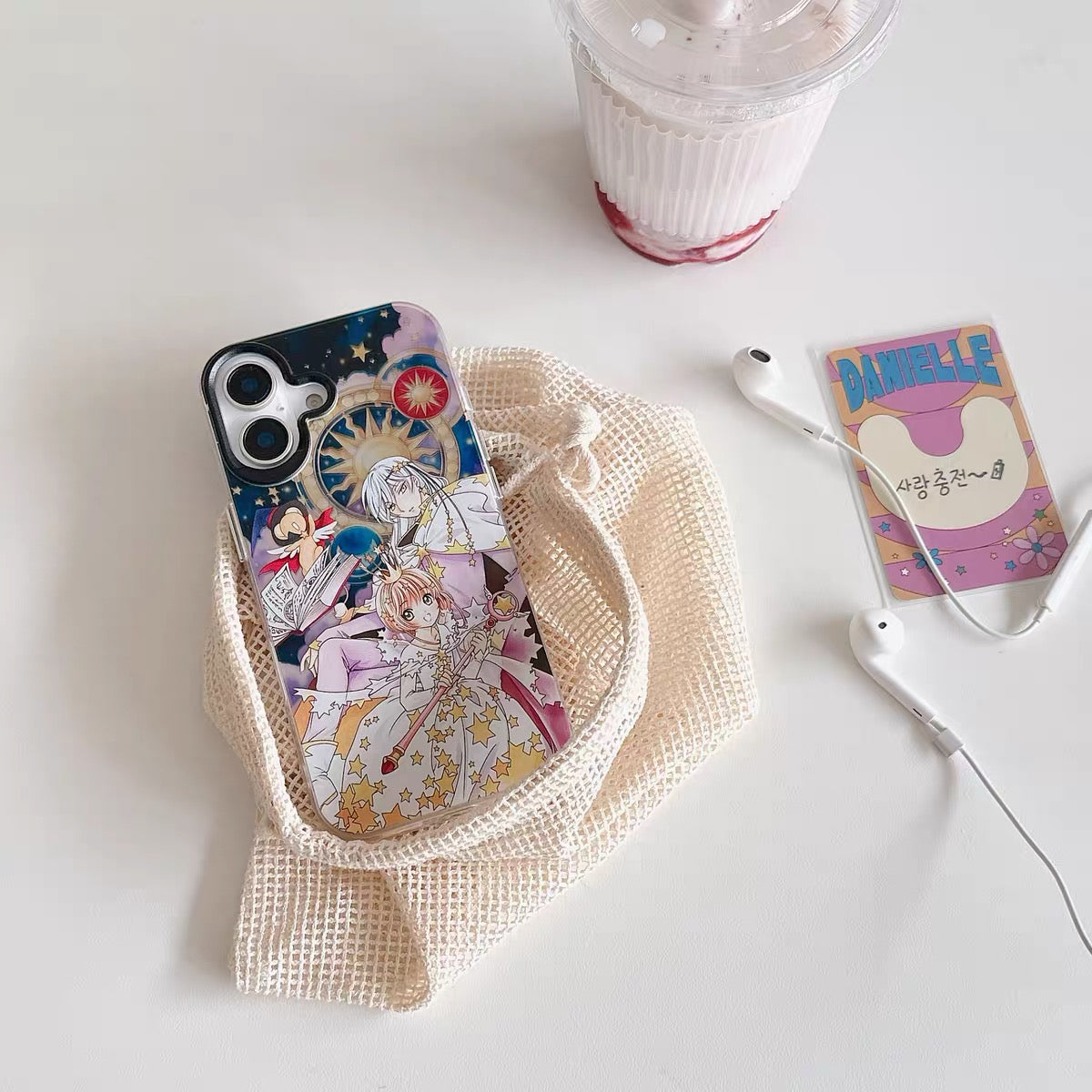 CardCaptorSakura Retro Comic Laser Case | Part 4 Cosplay Style Queen King & Angel - Phone Case Samsung Galaxy S26 S25 S24 S23 S22 S21 FE Ultra Edge