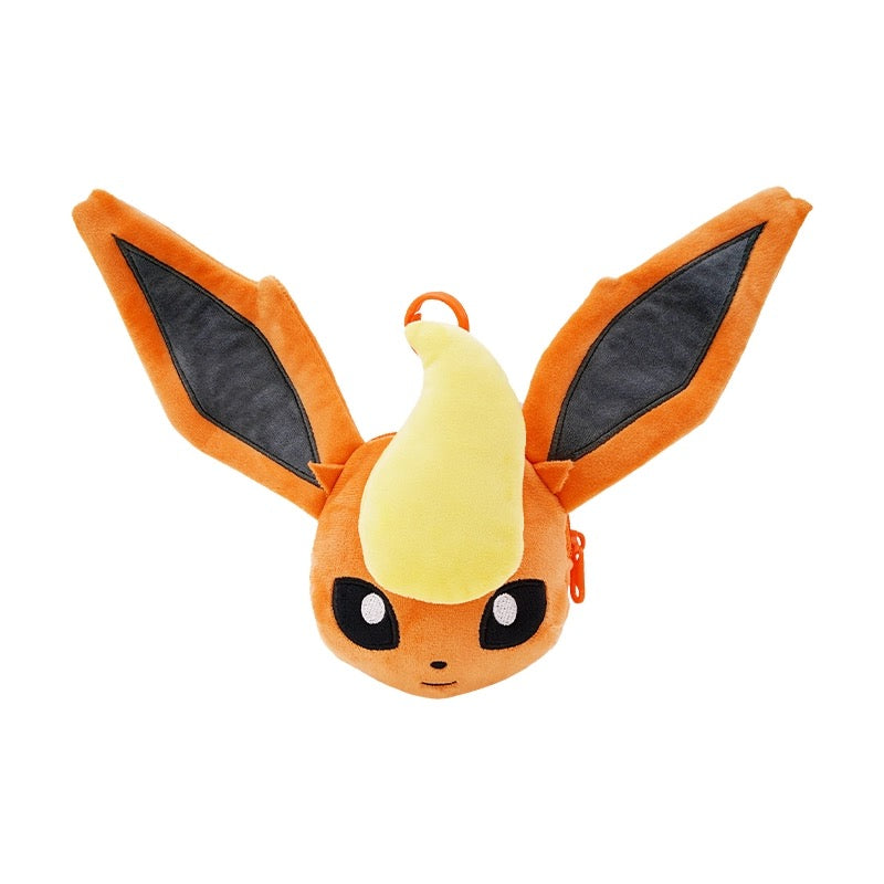 Japan Cartoon Pokemon Eevee Evolution Series Cute Plush Mini Coinbag Keychain | Eevee Vaporeon Jolteon Flareon Espeon Umbreon Leafeon Glaceon Sylveon - Evolve Anime Collectable Kawaii Item