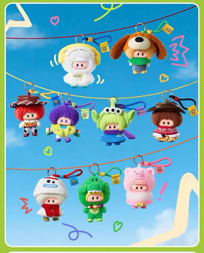 YOYO Chan x Toy Story Doll | Yoyo Lovely with You - Plush Vinyl Keychain Pendant Blind Box
