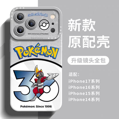 Japanese Cartoon Pokemon Silicone Case Pokemon 30 Anniversary Version Part20 | Serperior Emboar Samurott Zoroark Krookodile Excadrill Bisharp Hydreigon 8 Styles - Phone Case Samsung Galaxy S26 S25 S24 S23 FE Ultra Edge