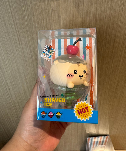 ChiiKawa X Miniso Hot Summer Series | ChiiKawa Hachiware Usagi Momonga Kurimanju Rakko In Dessert Cup Cute Plastic Doll - Kawaii Items Room Decoration Doll