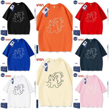 Cute Cartoon Doggie Maltese Puppy Style T-Shirt Series | Sweet Couple Part1 - Kawaii Fashion Items for Child & Adult Matching outfits for Parents and Children