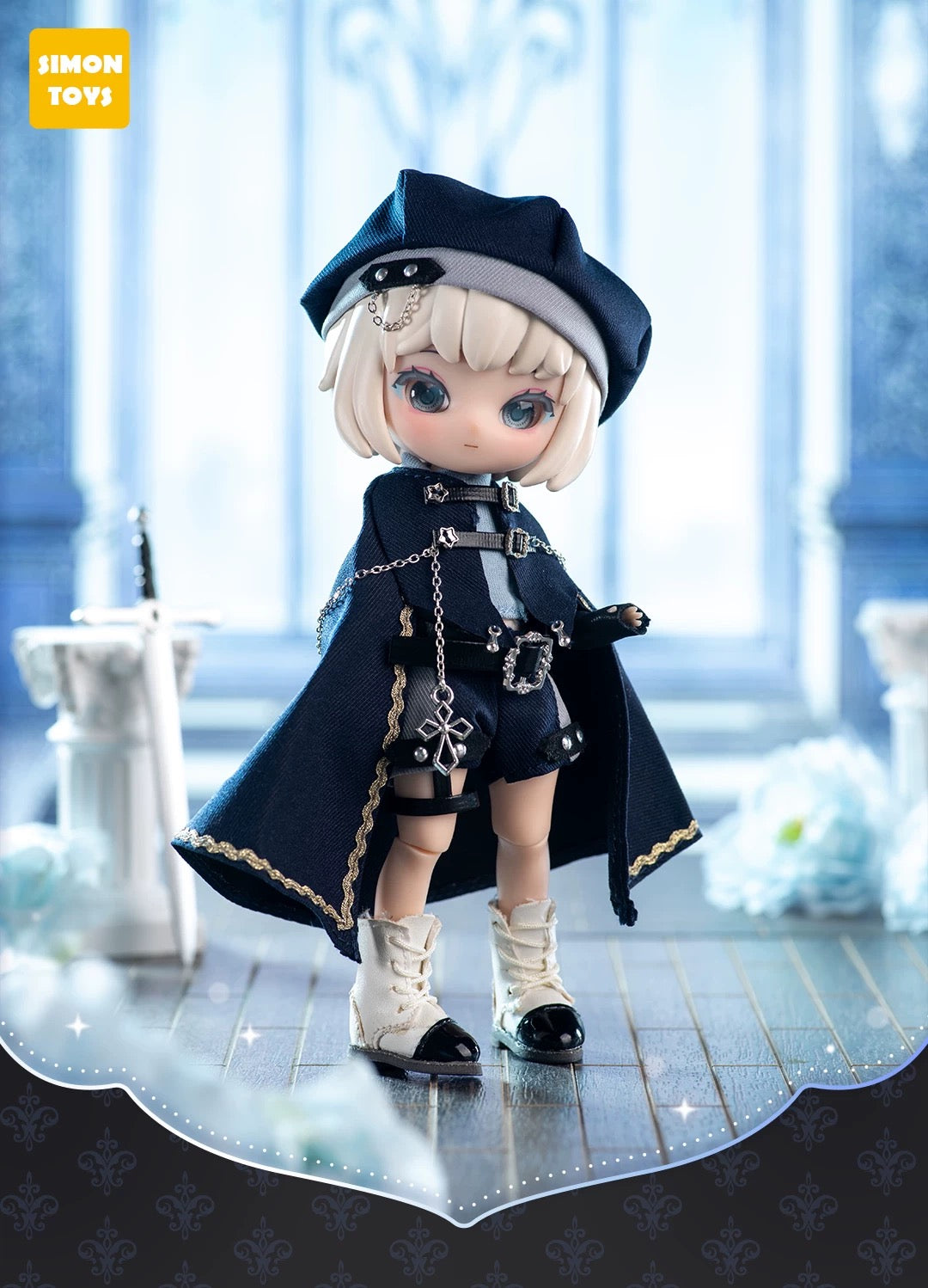 Simon Toys Cosplay Doll Outfits Set Special Colour Version | Midnight Assassin - Original Outfits - 1/12 ob11 11cm BJD Doll Ball Joint Doll