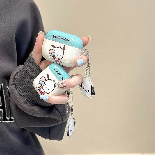 Japanese Cartoon Pochacco with Ice Cream AirPods AirPodsPro AirPods3 Case