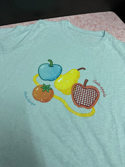 Japanese Fashion Cute Fruits Style T-Shirt Series | Apple Pear Tomato Cool Feel Tee - Kawaii Fashion Items