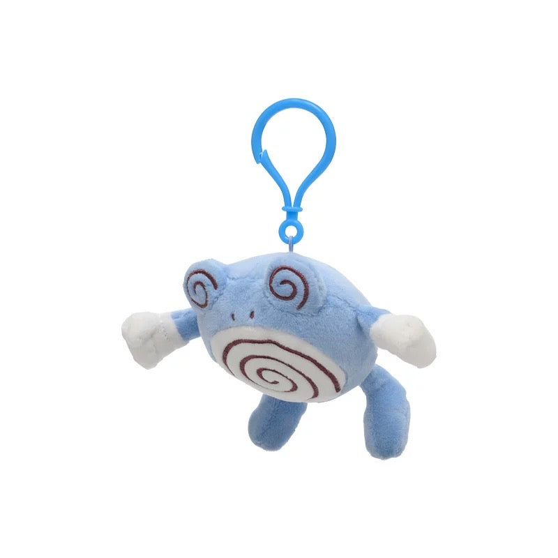 Japan Cartoon Pokemon Center Exhausted Version Keychain | Gengar Dragonite Snorlax Pikachu Scorbunny Togekiss Larvitar Poliwhirl Spinda Max Revive - Mascot Mini Plush Doll