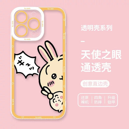 Japanese Cartoon Chiikawa | Usagi & Summer Times 8 Styles - iPhone Case PLUS SE2 XS XR X 11 12 13 14 15 16 16e 17 17e Pro Promax 12mini 13mini