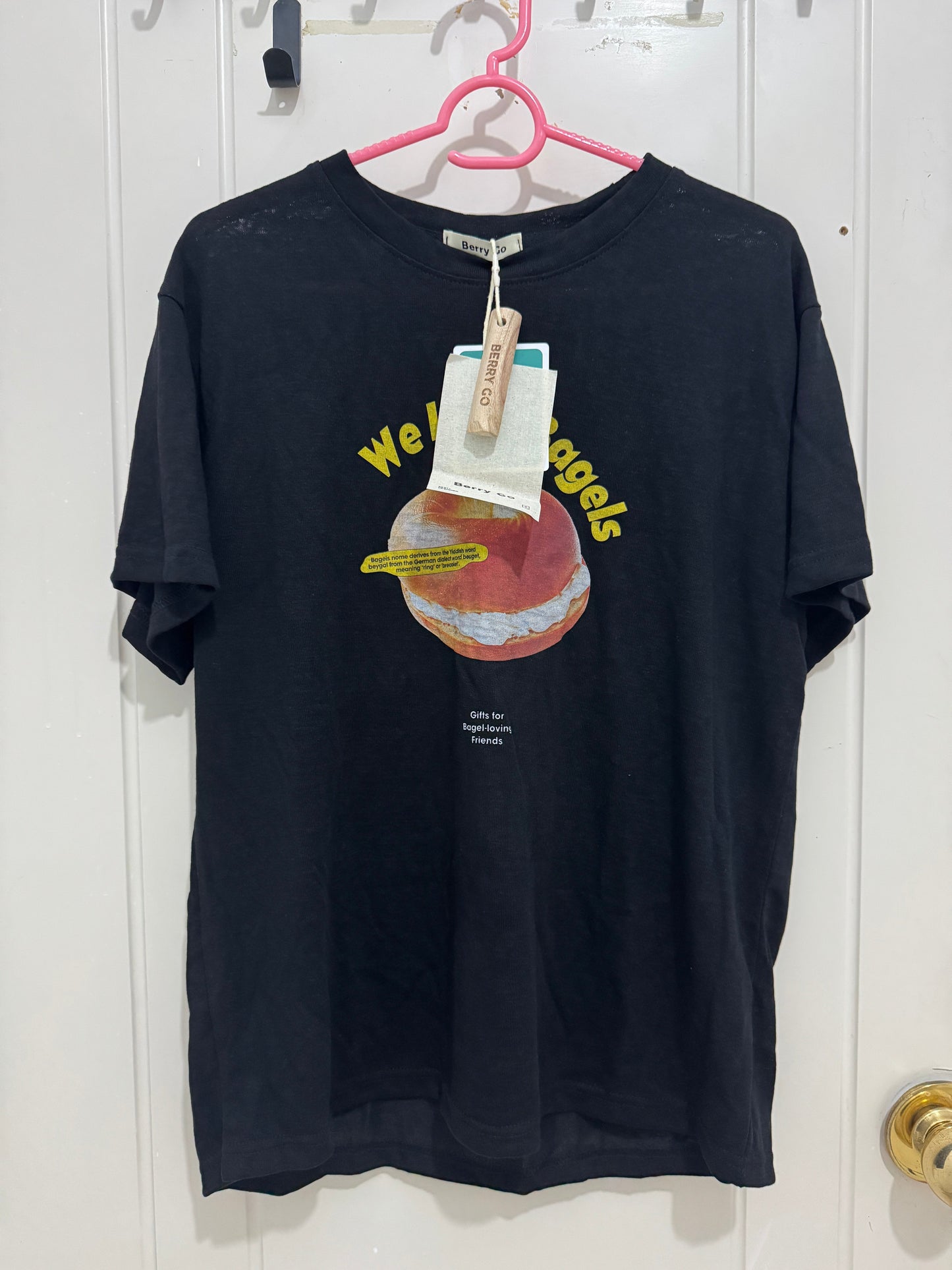 Korean Fashion Foods Style T-Shirt Series | We love Bagels - Kawaii Fashion Items