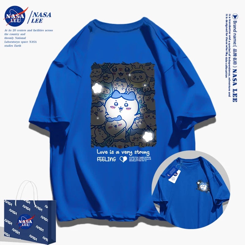 Japanese Cartoon ChiiKawa Casual Style T-Shirt Series | Hachiware Light - Kawaii Fashion Items