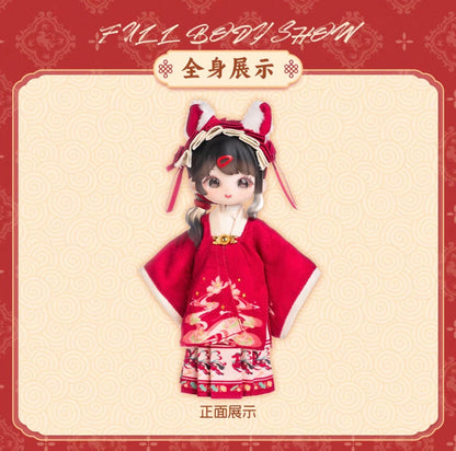 Simon Toys Liroro Summer Island | Chinese Horse Year Limited Edition - 1/12 ob11 11cm BJD Doll Ball Joint Doll Collectible Toys