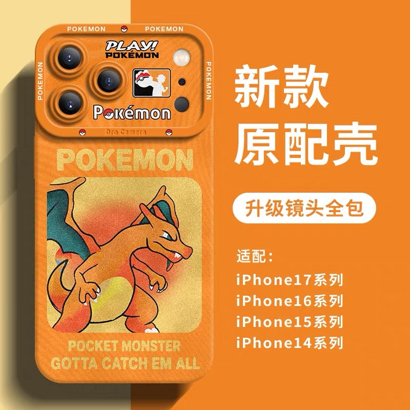 Japanese Cartoon Pokemon Silicone Case Neon Spray Painting Style Part2 | Charmander Blastoise Venusaur Genger Porygon-Z Scizor Dragonite Rayquaza 8 Styles - Phone Case Samsung Galaxy S26 S25 S24 S23 FE Ultra Edge