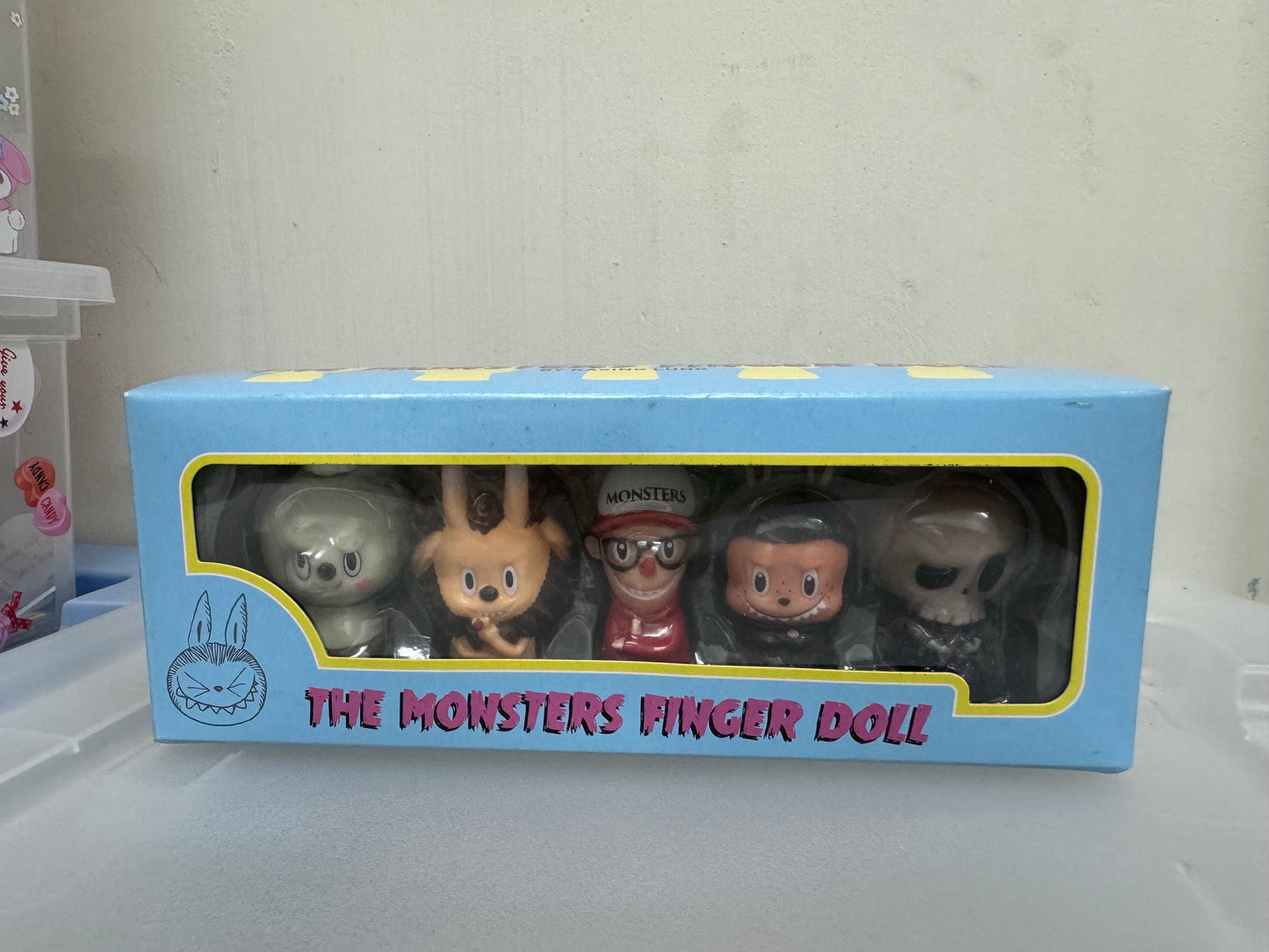 How2work The Monster Fingers Doll Mini Labubu Limited Edition Retired Rare