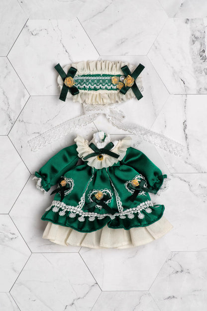 Simon Toys Cosplay Doll Outfits Set Gem Version | Different Colour Green Blue Pink - Original Outfits - 1/12 ob11 11cm BJD Doll Ball Joint Doll