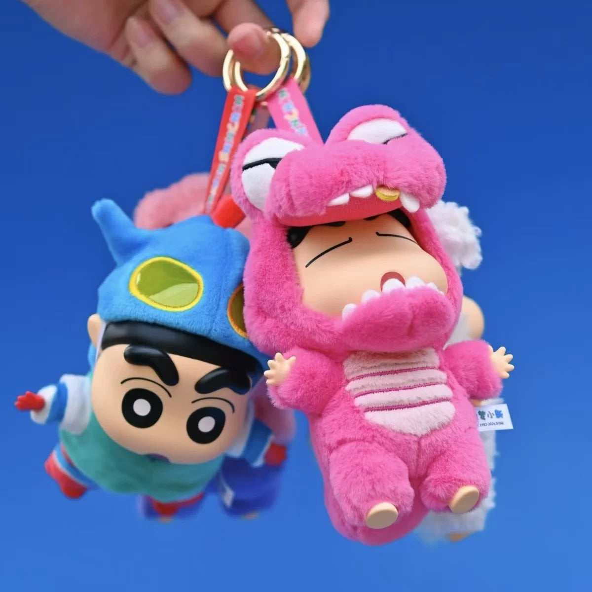 TopToy X Crayon Shin-chan Cosplay Party Part 1 Series Limited | ChocoBi Shiro Action Kamen Buriburi Elephant - Vinyl Face Plush Doll Figure Keychain Collectable Toys Mystery Blind Box - KawaiiGiftLand