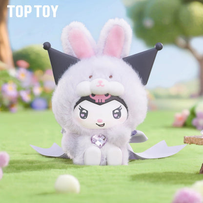 TopToy Sanrio Characters Diamond Bunny Baby | Hello Kitty My Melody Kuromi Cinnamoroll Pompompurin Pochacco - Collectable Toys Mystery Blind Box