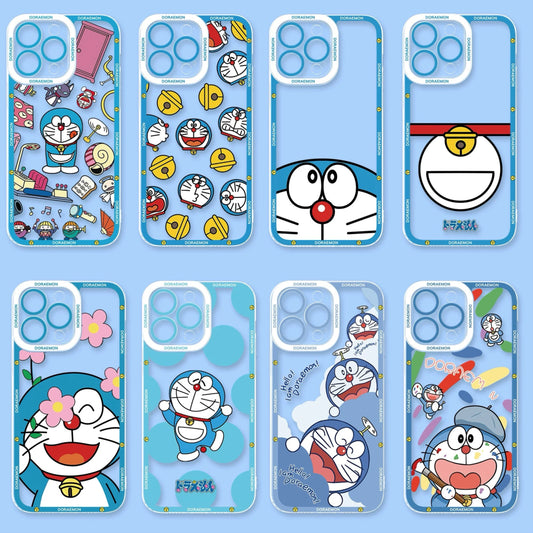 Japanese Cartoon Blue Robot Cat | Doraemon Cute 8 Styles - iPhone Case PLUS SE2 XS XR X 11 12 13 14 15 16 16e 17 17e Pro Promax 12mini 13mini