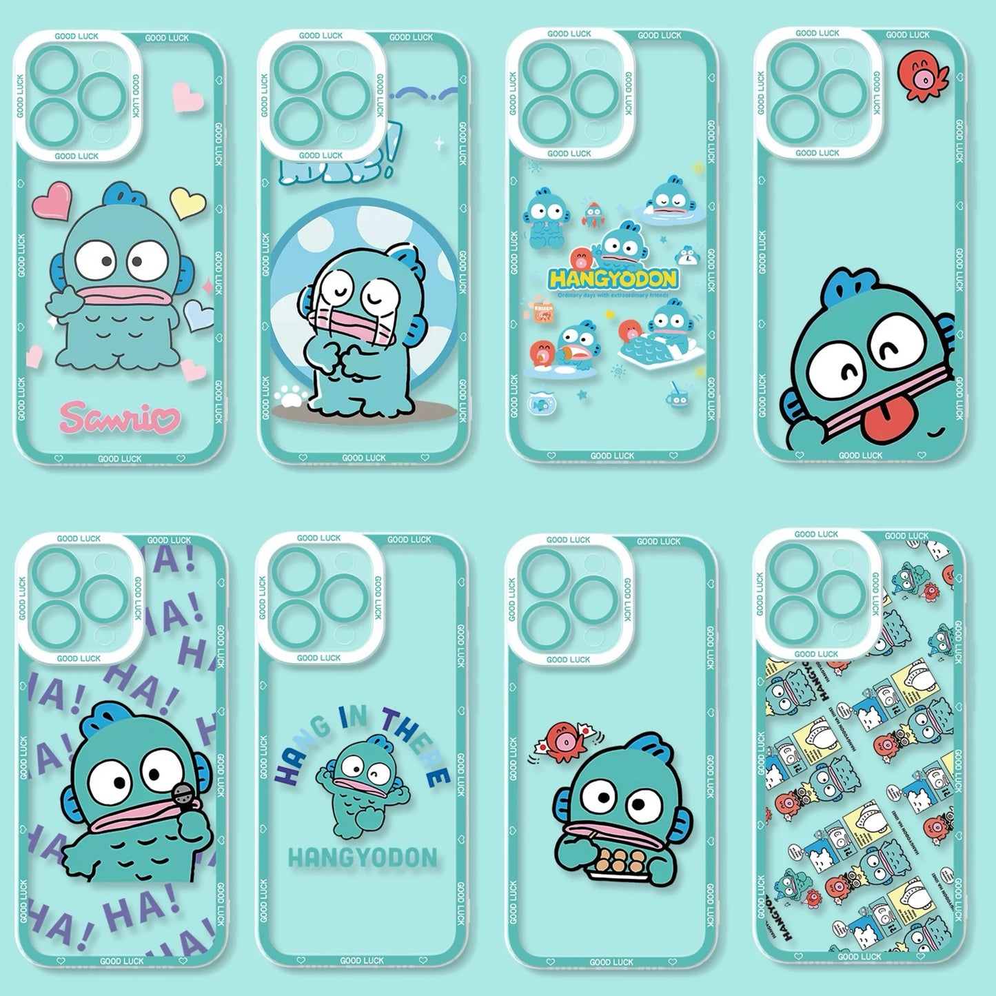 Japan Cartoon Hangyodon | Part 1 8 Styles - iPhone Case PLUS SE2 XS XR X 11 12 13 14 15 16 17 Pro Promax 12mini 13mini