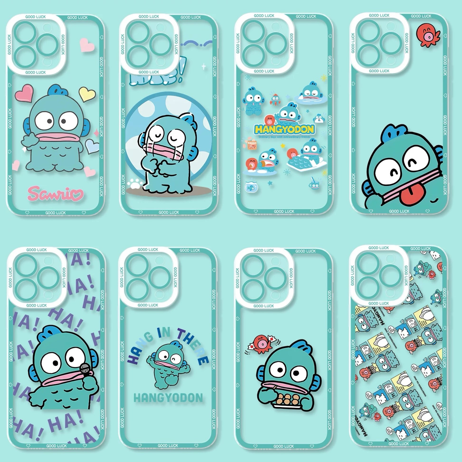 Japan Cartoon Hangyodon | Part 1 8 Styles - iPhone Case PLUS SE2 XS XR X 11 12 13 14 15 16 17 Pro Promax 12mini 13mini