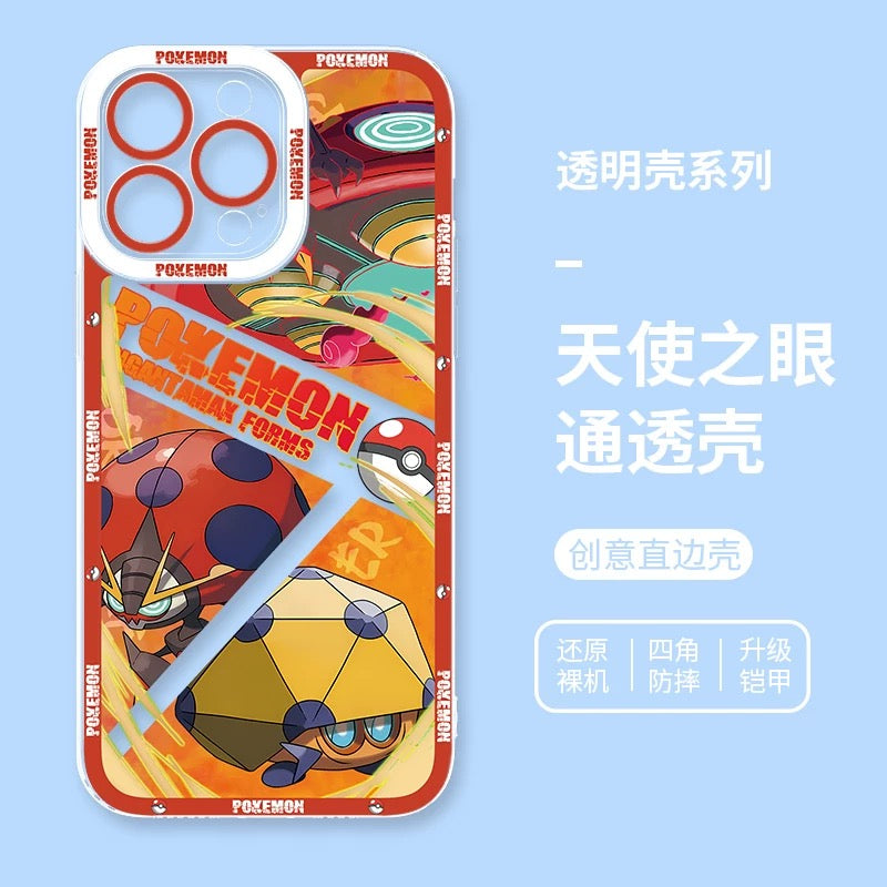 Japan Cartoon Pokemon Evolution Verison | Dottler Orbeetle - iPhone Case 6 7 8 PLUS SE2 XS XR X 11 12 13 14 15 16 16e Pro Promax 12mini 13mini