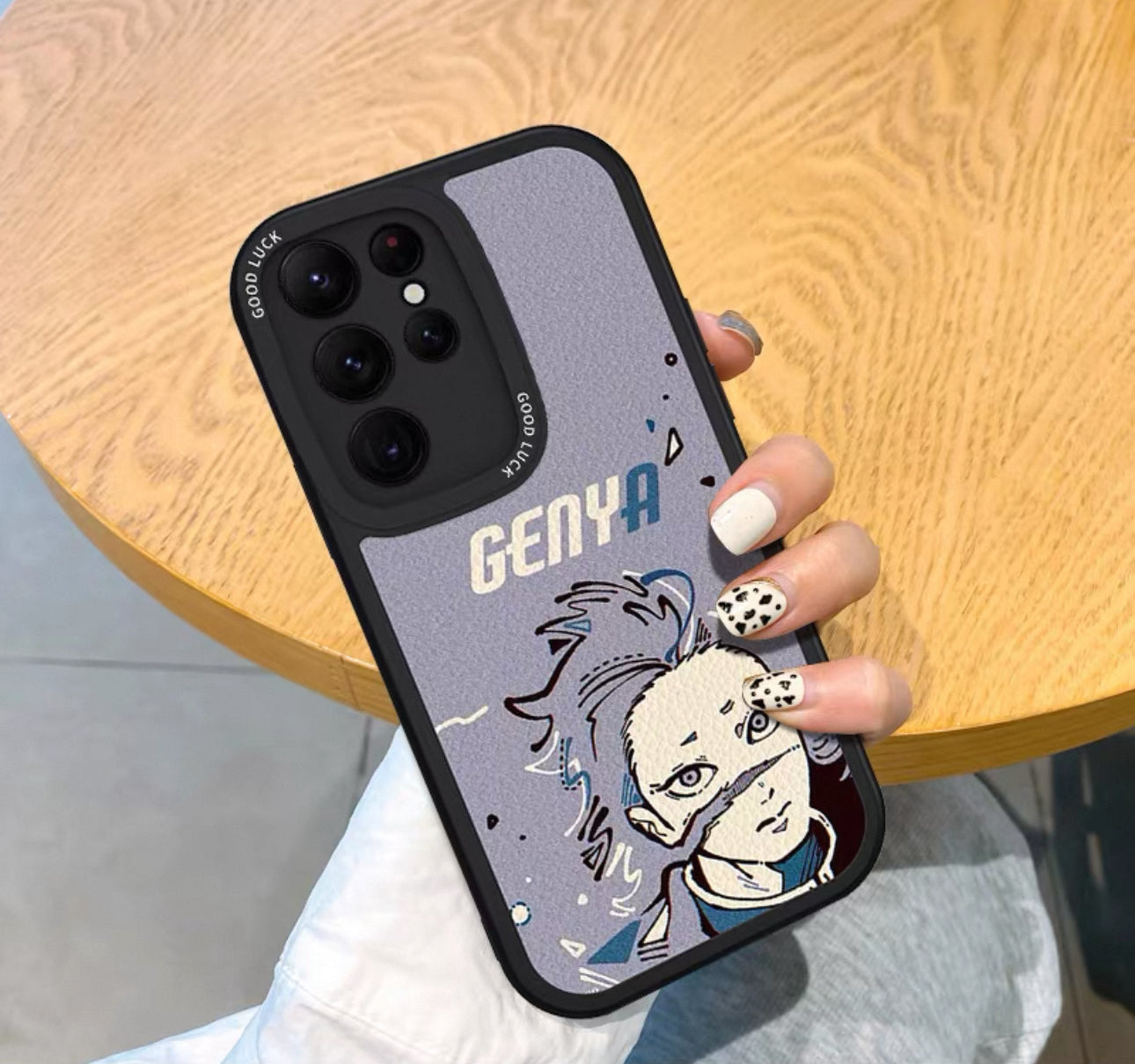 Japanese Anime Kimetsu no Yaiba Demon Slayer Hand Drawing Style | Muichiro Sanemi Genya - Phone Case Samsung Galaxy S25 S24 S23 S22 S21 Plus Ultra KawaiiGiftLand
