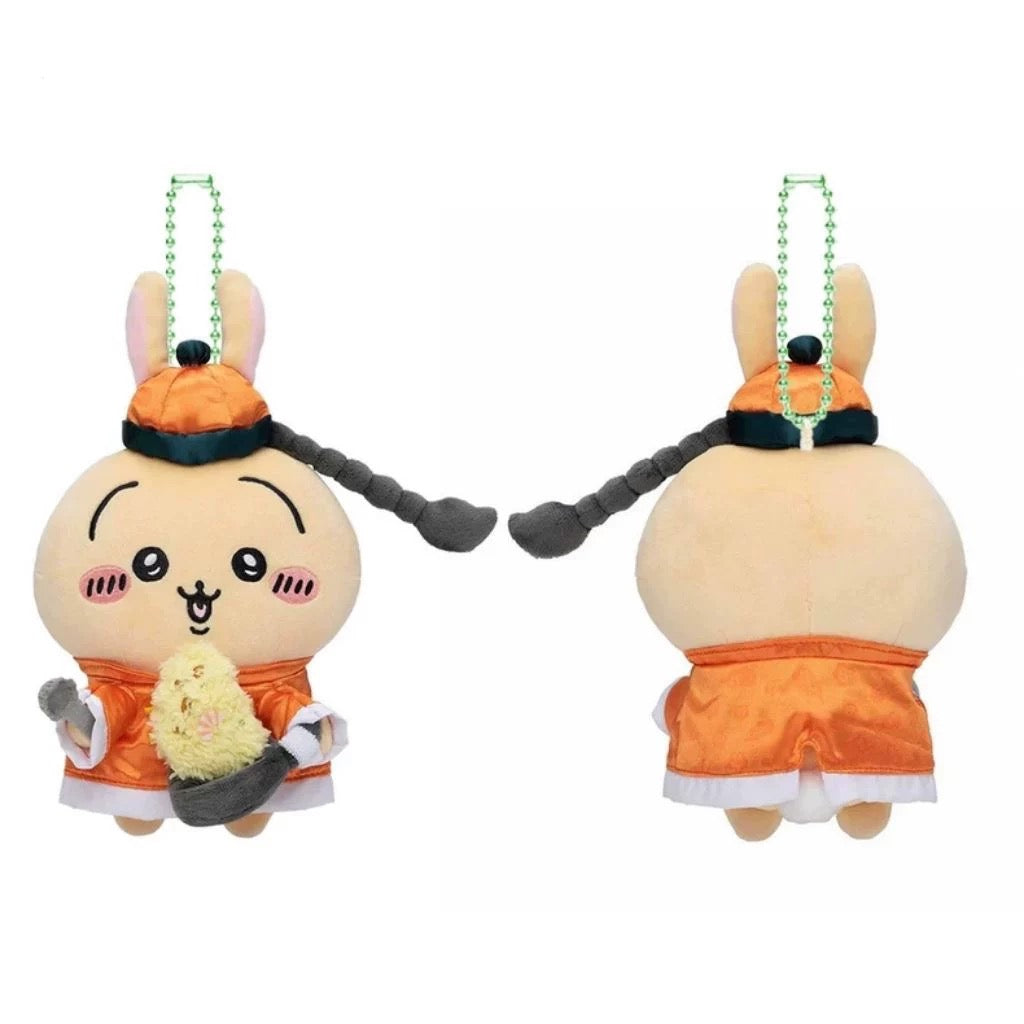 Japan ChiiKawa Chinese Restaurant | ChiiKawa Hachiware Usagi Momonga Rakko - Mini Plush Doll 10cm Keychain