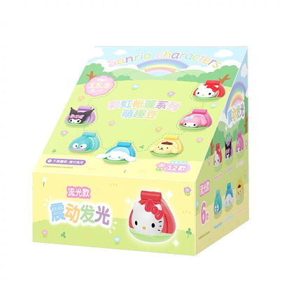 Sanrio Characters Sweet Rainbow Tent Camping Beans Mini Series | Hello Kitty My Melody Kuromi Cinnamoroll Pompompurin Hangyodon - Kawaii Collectable Toys Toy Collection