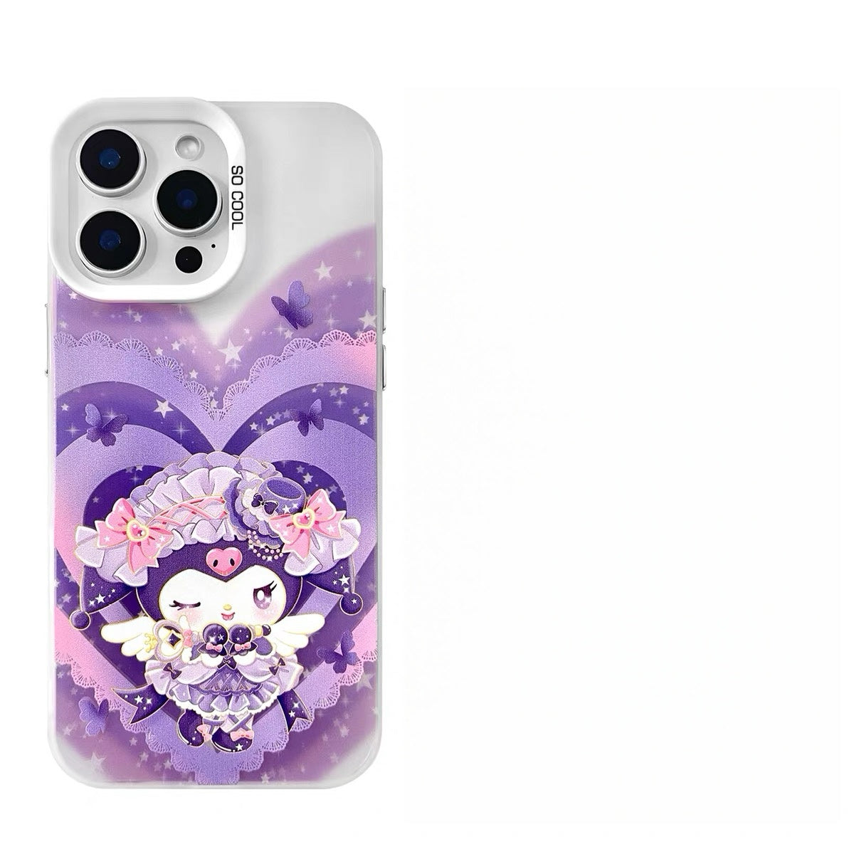 Japanese Cartoon Sanrio Magic Girl Lolita Laser Case | My Melody Kuromi Wish Me Mell & Cogimyun 3 Styles - iPhone Case 11 12 13 14 15 16 16e 17 17e 18 Pro Promax