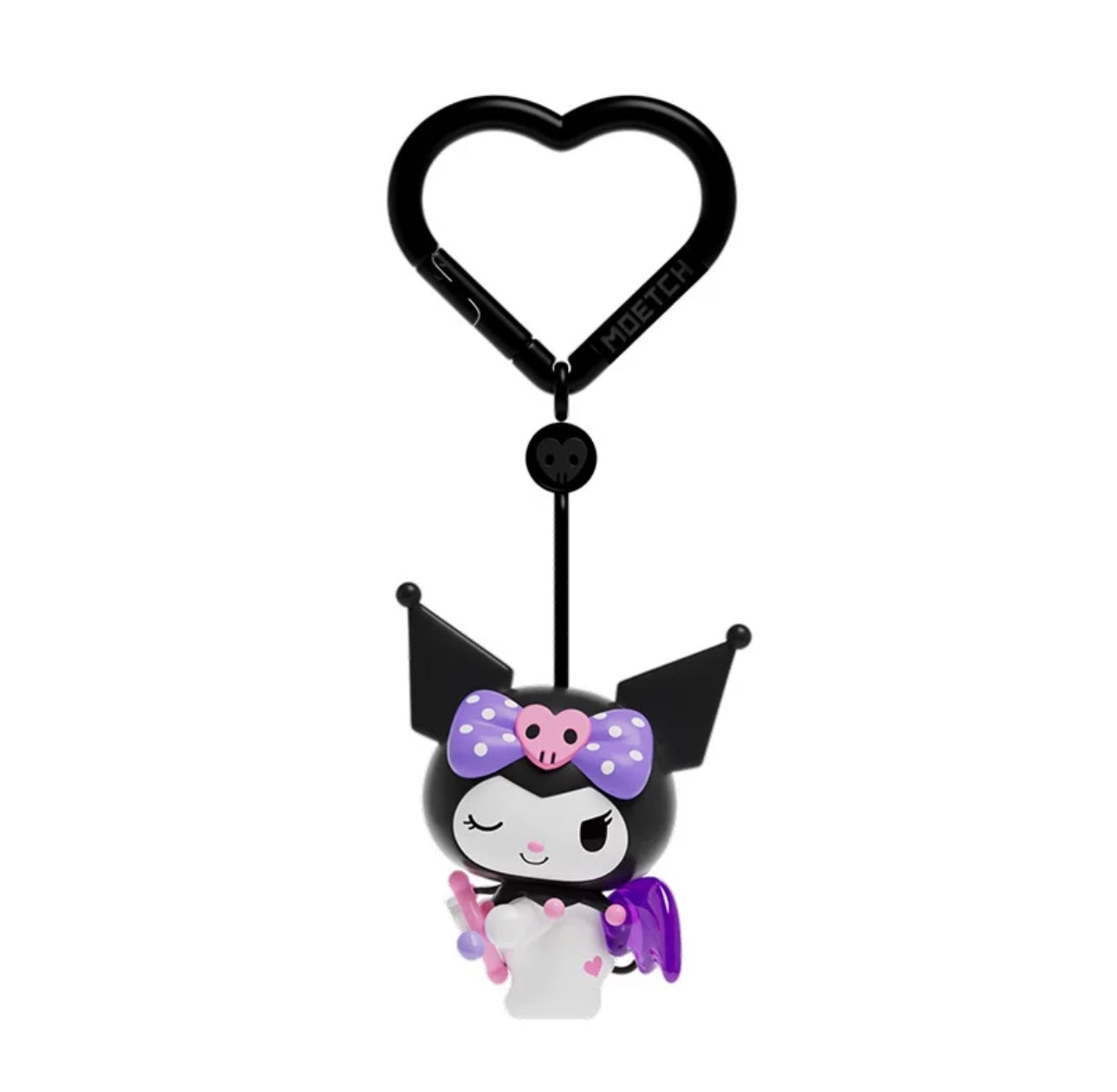 Sanrio Characters My Melody Kuromi Cupid Series Keychain | Wings Can Move - Kawaii Decoration Collectable Toys Toy Collection