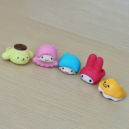 Japan Takara Tomy ARTS Sanrio Rings Part 3 | My Melody Little Twin Stars Kiki Lala Pompompurin Gudetama - Full Set of 5