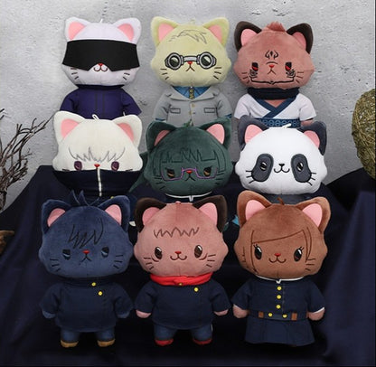 MOVIC X Jujutsu Kaisen | Satoru Suguru Yuji Megumi Kento Toge Yuta with Cat Cute Kawaii Doll - Cute Kawaii Item