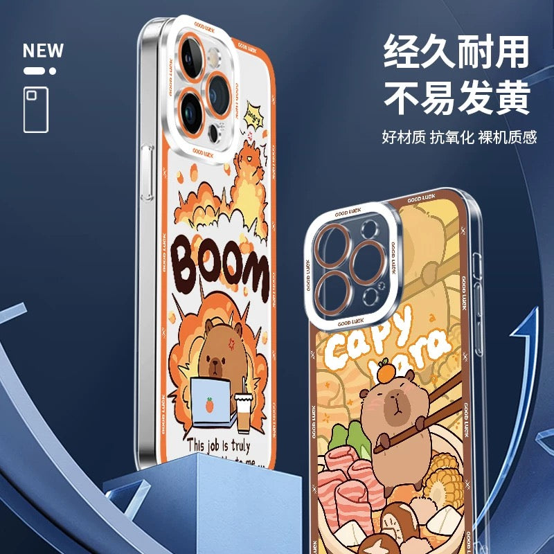 Cute Animal Capybara | Part4 8 Styles - iPhone Case PLUS SE2 XS XR X 11 12 13 14 15 16 16e 17 17e Pro Promax 12mini 13mini