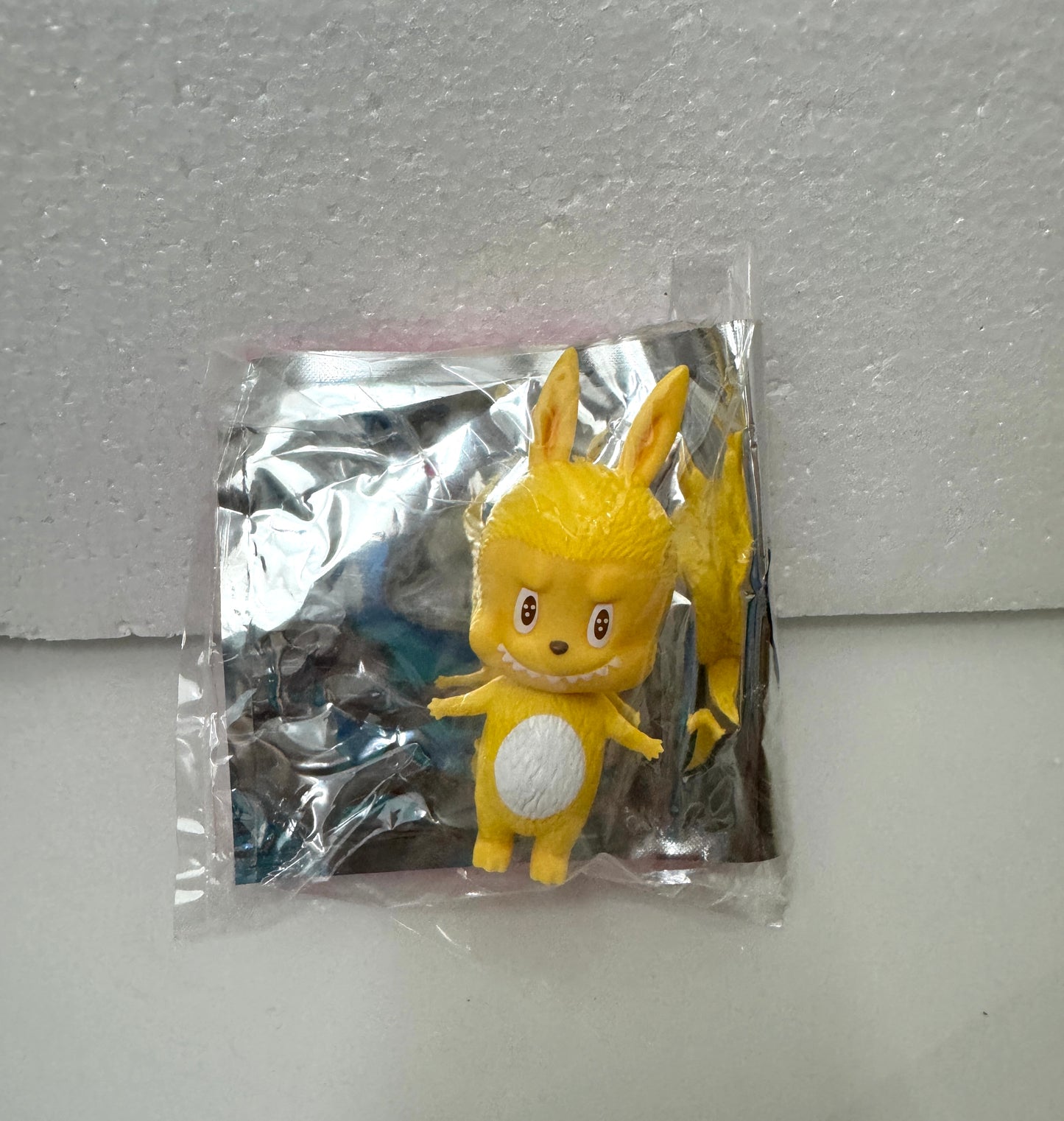 How2work The Little Monster Mini Figure Collection Series 2 | No.9 Labubu Grazy Yellow - Retired Rare Toy Collection Mystery Blind Box