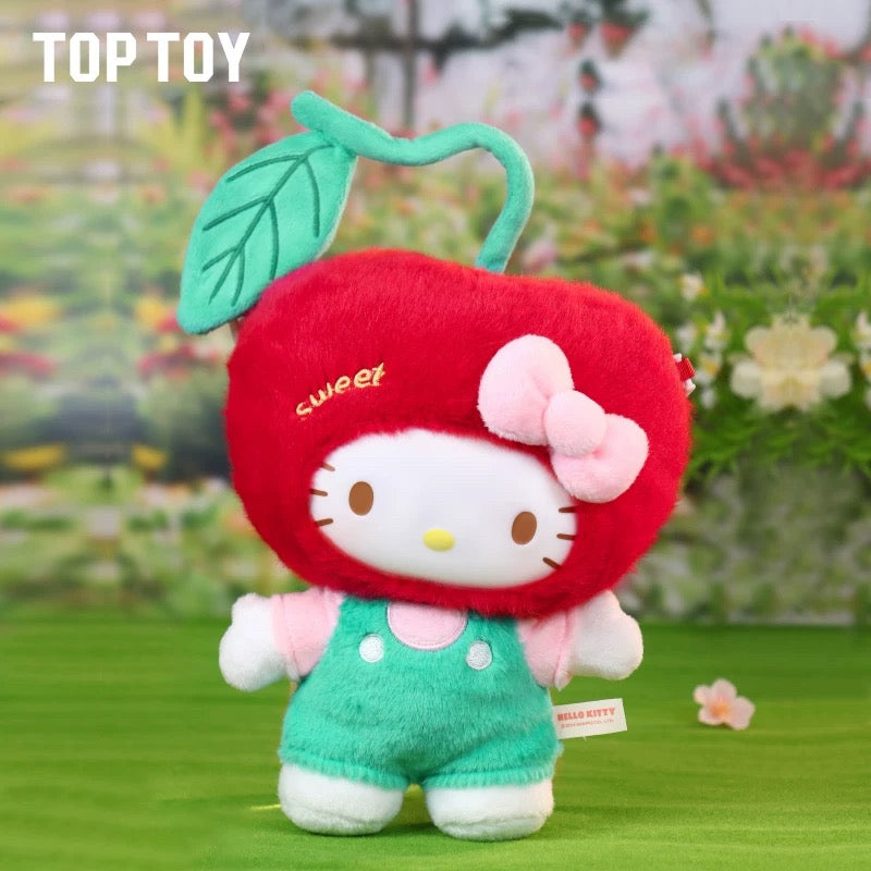 TopToy Sanrio Characters Cherry Hello Kitty Plush Doll Body Can Move - Collectable Kawaii Toys