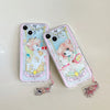 CardCaptorSakura Card Version Part 4 | Queen with Sunflower & Pink Daisy - iPhone Case PLUS SE2 XS XR X 11 12 13 14 15 16 16e 17 17e Pro Promax 12mini 13mini