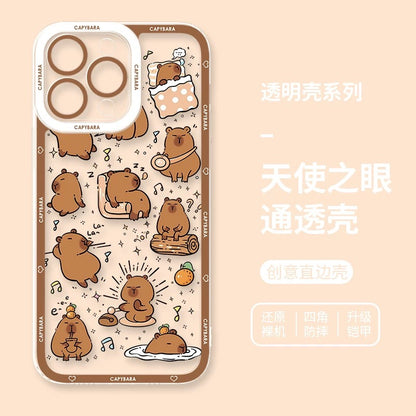 Cute Animal Capybara | Part1 8 Styles - iPhone Case PLUS SE2 XS XR X 11 12 13 14 15 16 16e 17 17e Pro Promax 12mini 13mini