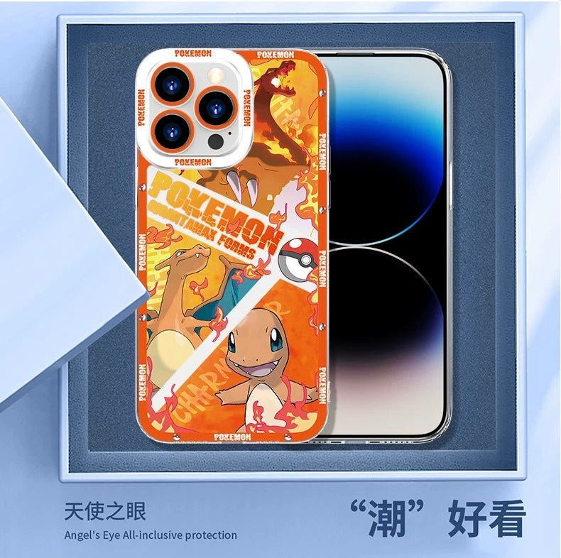 Japan Cartoon Pokemon Evolution Verison | Machop Machamp - iPhone Case 6 7 8 PLUS SE2 XS XR X 11 12 13 14 15 16 16e Pro Promax 12mini 13mini - KawaiiGiftLand