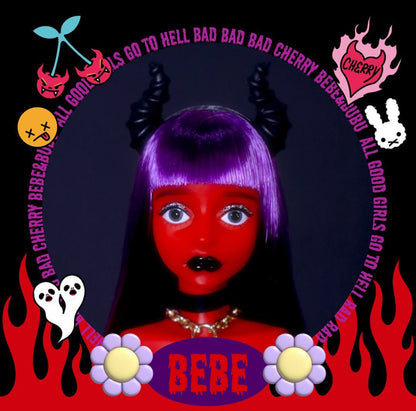 Japan Artist Miyuking Be My Baby Cherry BAD BAD BAD Series | BEBE - Limited Edition Rare NEW Artist Doll