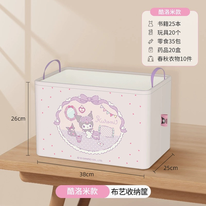 Sanrio Characters Giant Foldable Storage Box | Hello Kitty My Melody Kuromi Cinnamoroll Pochacco - Bedroom Girl Gift