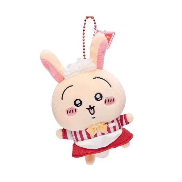 Japan ChiiKawa Restaurant Serise | ChiiKawa Hachiware Usagi Momonga Kurimanju Rakko Shisa Crab - Mini Plush Doll 10cm Keychain