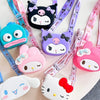 Japan Sanrio Silicone Shoulder Bag | Hello Kitty My Melody Kuromi Cinnamoroll Hangyodon  -  Kawaii Bag Birthday Girlfriend Children Gift
