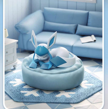 Japan Cartoon Pokemon Casual Time Eevee Evolution Series | Eevee Vaporeon Jolteon Flareon Espeon Umbreon Leafeon Glaceon Sylveon - Evolve Anime Collectable Toys Mystery Blind Box