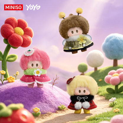 YOYO Chan Doll | Yoyo Meadow PomPom Garden - Plush Vinyl Keychain Pendant Blind Box