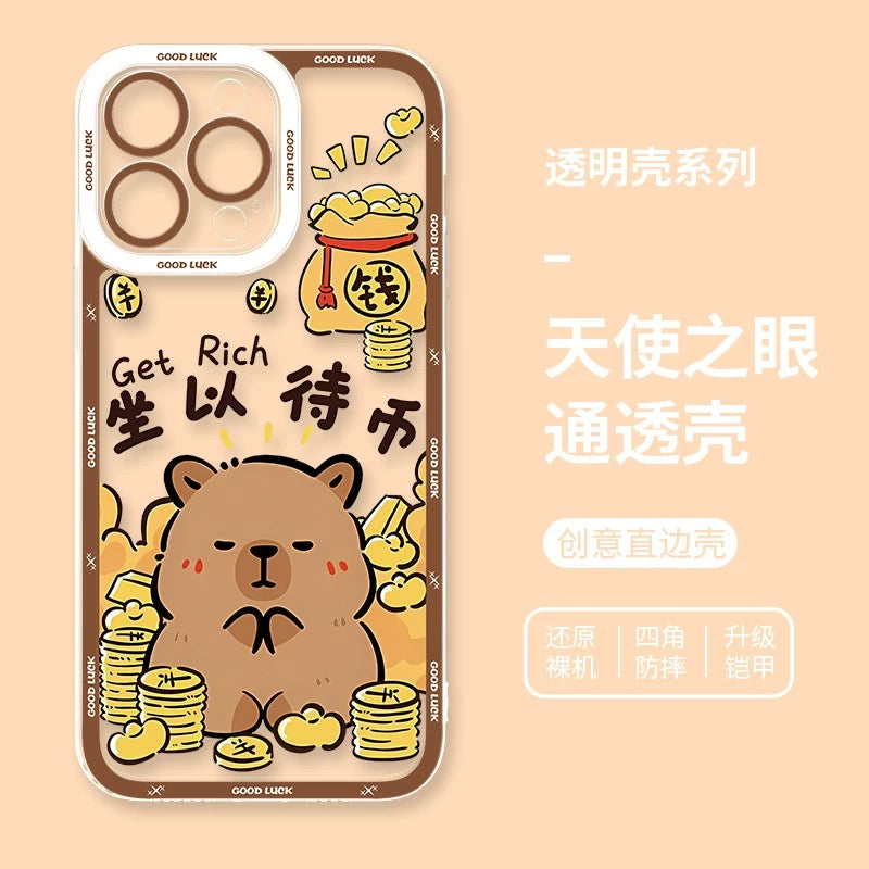 Cute Animal Capybara | Part4 8 Styles - iPhone Case PLUS SE2 XS XR X 11 12 13 14 15 16 16e 17 17e Pro Promax 12mini 13mini